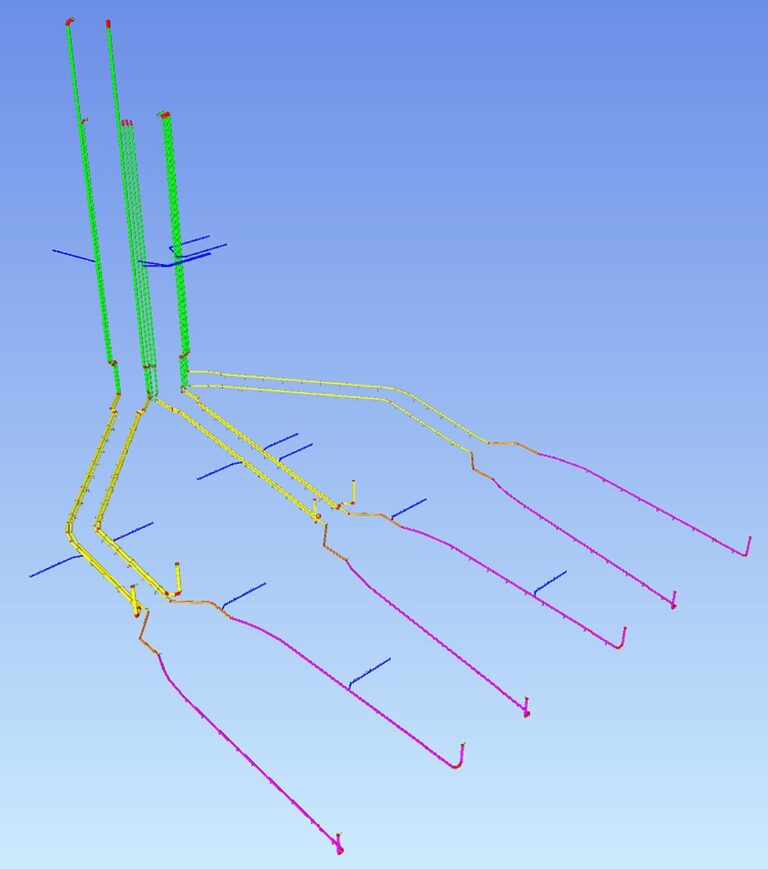 Process piping – 3D model – TNI