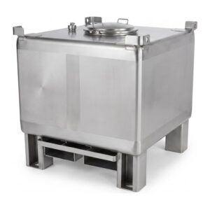 Bồn IBC / bồn vuông inox do TNI thiết kế, chế tạo và cung cấp / Stainless steel IBC / square tank by TN Industrial