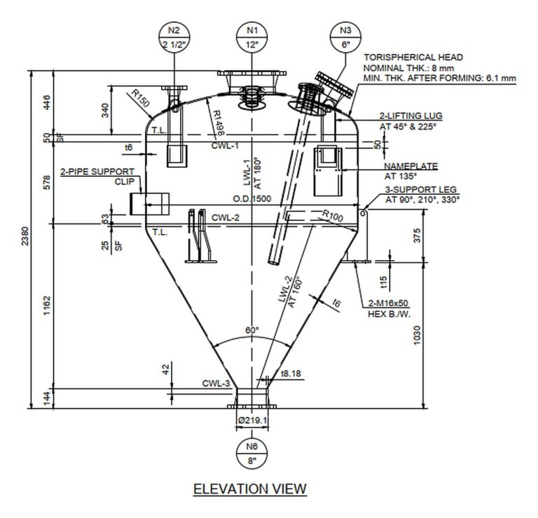 Pressure vessels to ASME VIII-1 – TNI