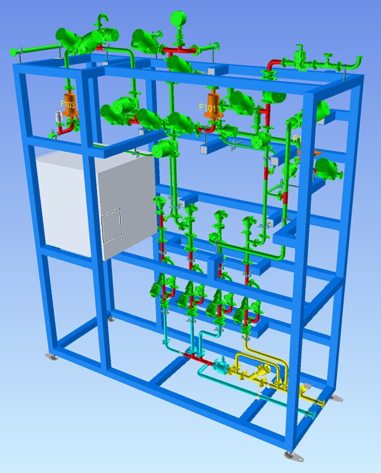 Valve and piping skid – TNI